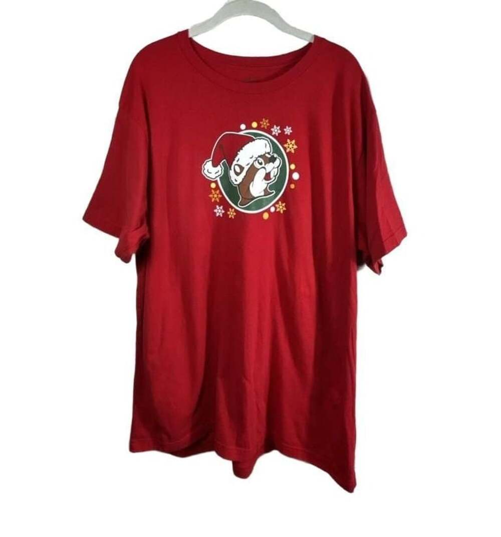 Buc-ee's Christmas T-Shirt Size 2XL Red Believe in the Magic of Christmas